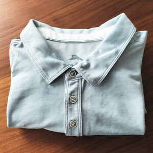 XL Tommy Bahama Sky Blue Polo Shirt
